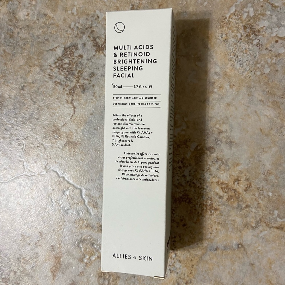 Allies of Skin Multi Acids & Retinoid Brightening Sleeping Facial